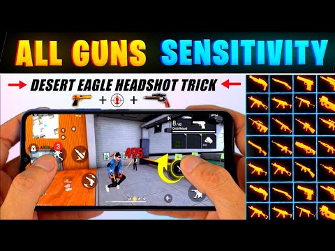 All Gun Headshot Sensitivity Setting After New OB46 Update | Free Fire Max Auto Headshot Sensitivity