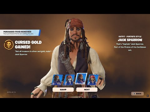 JACK SPARROW is NOW AVAILABLE!