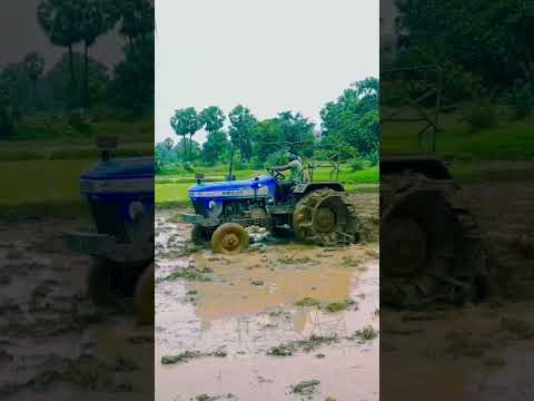 Tractor in Khet🌾🚜😈 #mostpopular #myfirstvlog #tractor