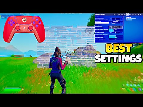 PS5 PRO Controller 1v1 Realistic ☀️ + BEST Controller SETTINGS for Fortnite