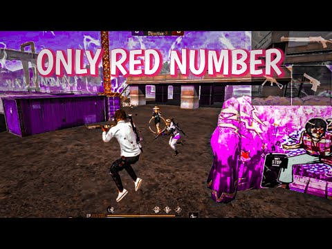 ONLY RED NUMBER...... 🔥🔥🔥 || Freefire montage video || #omg_s #smooth444 #freefiregameplay