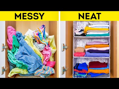 Space-Saving Organization in 5 minutes: Creative DIY Organizing Ideas for Home