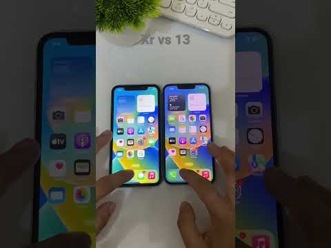 Iphone xr vs Iphone 13 || Speed Test #shorts