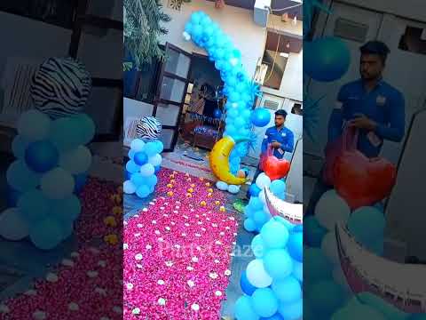 Baby Boy Welcome Decoration at Home with Flowers | Patna Bihar