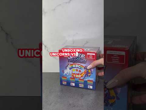 ASMR Unboxing: Unicorns vs. Dragons 🦄 #asmr #asmrunboxing #unboxingvideo #unboxingasmr #asmrsounds