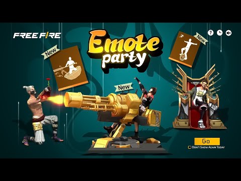 New Emote Party Event Confirm Date | New Event Free Fire Bangladesh Server | Free Fire New Event