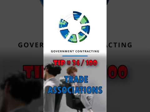 Trade Associations | Win Government Contracts! ✅ #smallbusiness #governmentcontracting #money