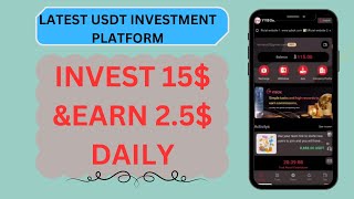 The New And Best USDT Investment Site |Amazing Method To Earn Money Online