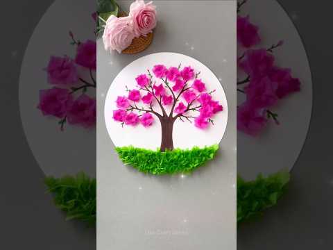 wall hanging craft ideas diwali decoration ideas टिशू पेपर से क्या बनाएं easy paper craft ideas #diy