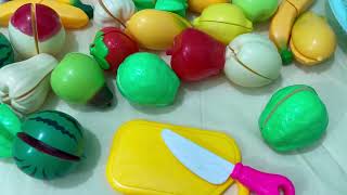 How To Cutting Plastic Fruits And Vegetables | Fruit Cutting | Satisfying Video  |Toys ASMr-137