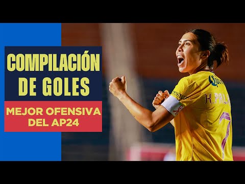 Goles y más goles | La mejor ofensiva del AP24 | Compilación de goles del Club América Femenil