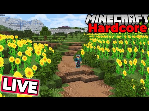 Finishing the Sunflower Field : Hardcore Minecraft 1.21 Survival Let's Play