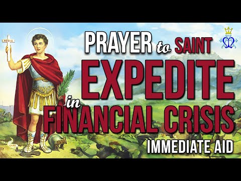 🕊️ Immediate Aid: Prayer to Saint Expedite in Financial Crisis