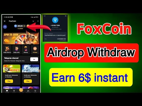 FoxCoin Airdrop withdraw || Foxcoin wallet connect || Foxcoin bot withdraw Bangla