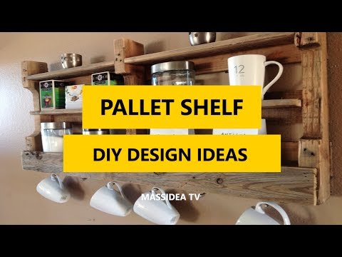 50 Creative Pallet Shelf DIY Design Ideas for Small Room 2017