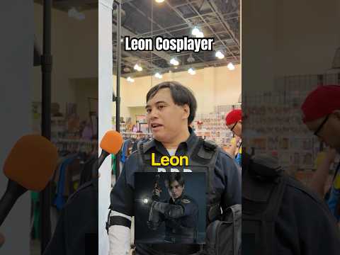 Interviewing LEON KENNEDY COSPLAYER #cosplayer #leonkennedy #residentevil