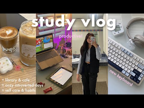 STUDY VLOG 🧸 cozy introverted days, finding balance, studying for standardized tests (MCAT & SAT)