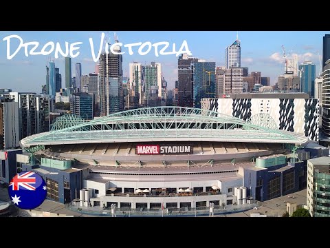 Marvel Stadium - Melbourne, Australia (World's First Indoor Cricket Stadium) [4K-UHD]