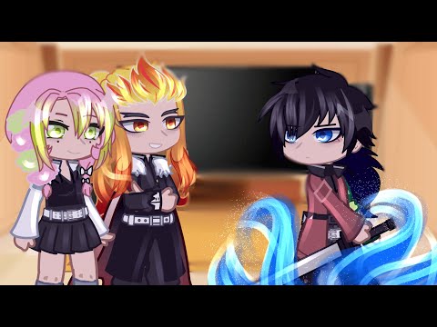 Hashiras React To Tomioka Giyu || Demon Slayer || Gacha React