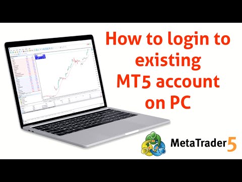 How to download/link existing MT5 account on your PC.