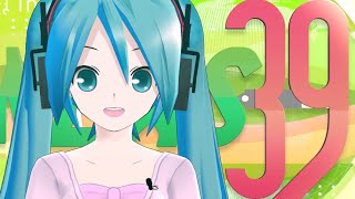 Hatsune Miku's TV show "NEWS 39" MV - Mitchie M