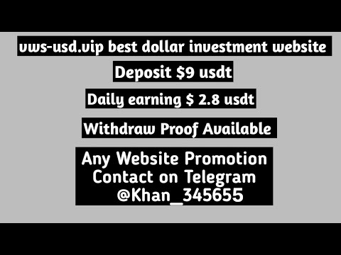 vws-usd.vip best dollar investment website | Deposit 9 usdt | Withdraw 2.8 usdt