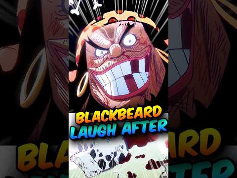 Did You Know: Why Blackbeard Laugh After Seen Low Blood || #onepiece #shorts #blackbead