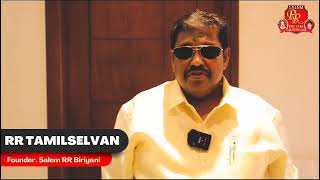 Salem RR Biriyani Catering College Announcement| Founder Salem RR Biriyani | RR Tamilselvan |