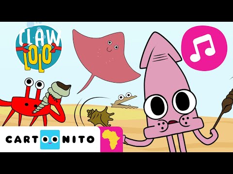 Electric Jam 🎵 Fun Dance with Sea Animals 🌊 | Songs for Kids | Clawlolo 🦀 | Cartoonito Africa