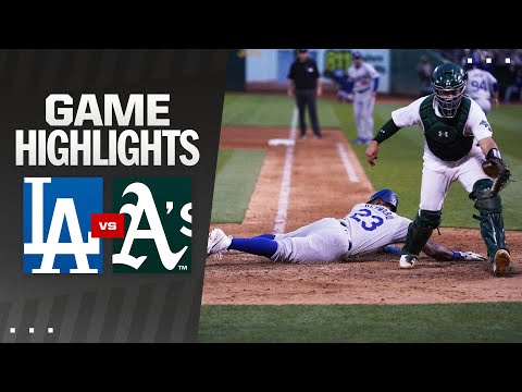 Dodgers vs. A's Game Highlights (8/3/24) | MLB Highlights