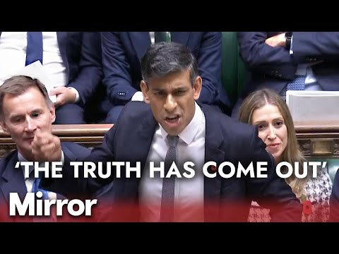 Furious Rishi Sunak reacts to Rachel Reeves 2024 Budget