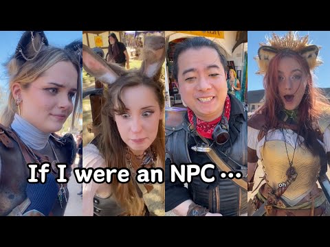 If I were an NPC, how would you interact? 🤔⚔️ Arizona Renaissance Festival Editon