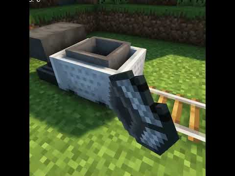 Minecraft: Realistic Working Train | #shorts