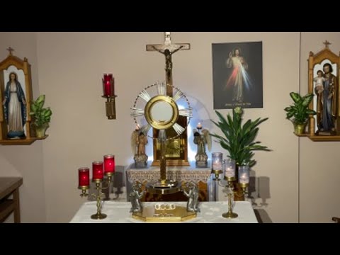 LIVE Eucharistic Adoration - Sisters of Divine Mercy