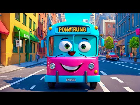 Wheels on the Bus | Fun and Interactive Song for Kids | Nursery Rhymes & Kids Songs