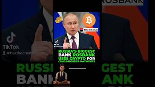 RUSSIAN BANKS USE CRYPTO!? #bitcoinnews #cryptonews #stockmarketnews #rosbank #russianews #bnbnews