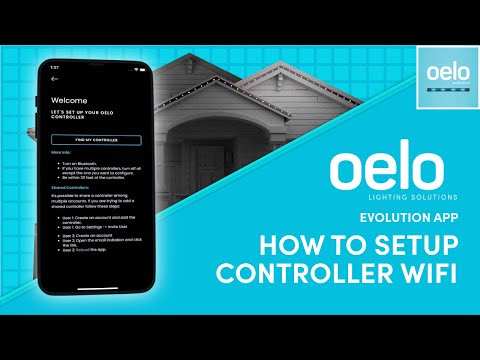 Oelo Evolution App: Setup Controller WiFi