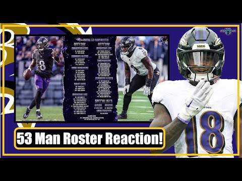 HUGE SURPRISES from Baltimore Ravens 53 Man Roster!