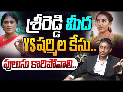 శ్రీరెడ్డి మీద YS షర్మిల కేసు | Common Man Kiran About Sri Reddy | YS Sharmila | YCP Social Media