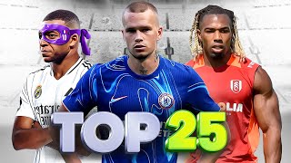 Top 25 Fastest Football Players 2024