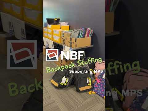 NBF GIVES BACK with New Backpacks for MPS - #Shorts - NBF