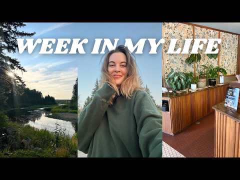 vlog: the last summery week this year! camping, packing, what i'm listening to + starting swimming!