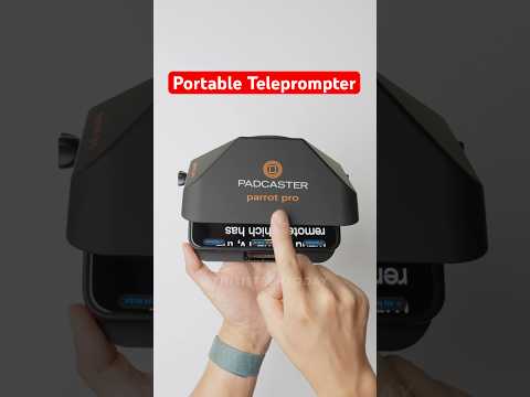 The Padcaster Parrot Pro Portable Teleprompter