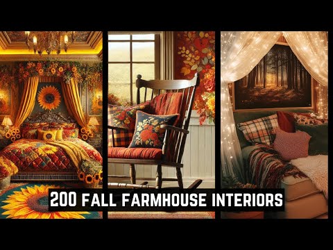 Autumn Bliss Tour: 200 Dream Fall Farmhouse Interior Design Ideas