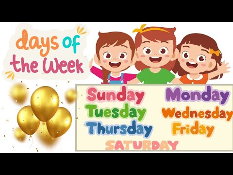 Cocomelon Days of the week song - Seven days of week - Sunday - Monday Preschool Song  #daysofweek