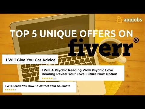 CRAZIEST OFFERS ON FIVERR - TOP 5  🤪 | AppJobs.com