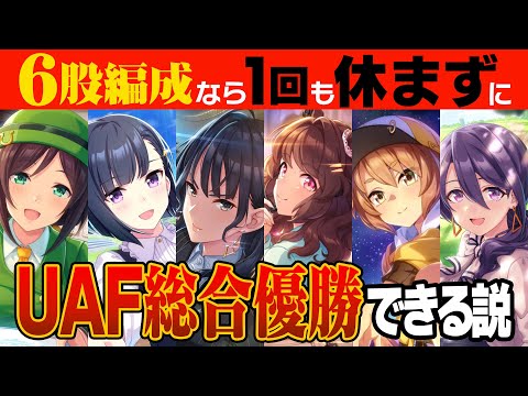 【ウマ娘】6股編成なら1回も休まずにUAF総合優勝できる説【浮気性】