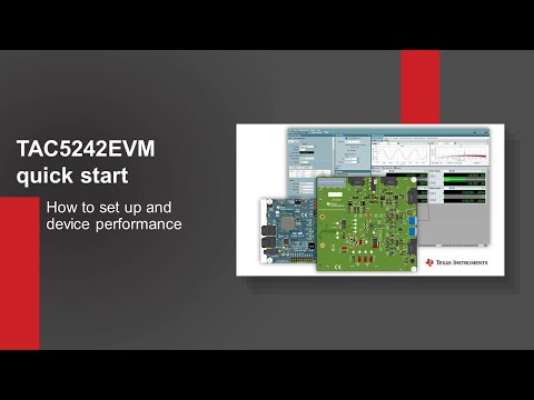 TAC5242 evaluation module (EVM) quick start