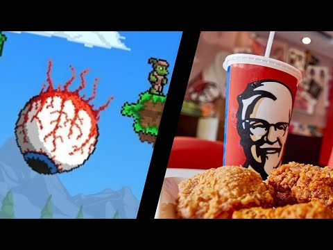 The weirdest Terraria event yet (KFC x Terraria)