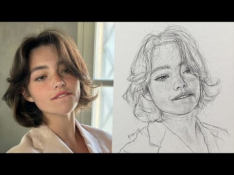 How to Draw a Professional Portrait of a Stunning Girl